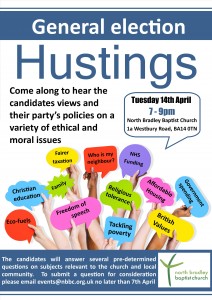 hustings poster a3